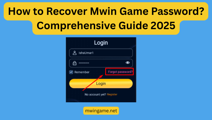 Recover Mwin Game Password